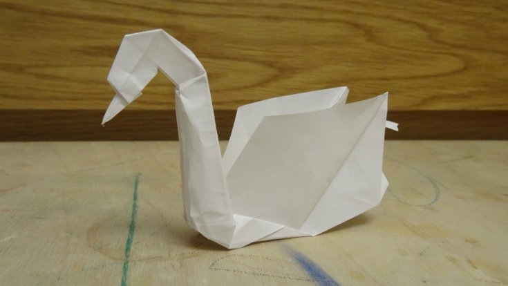 Делаем лебедя из бумаги в технике оригами: мастер-класс с пошаговыми фото, как сделать модульную игрушку. Схема сборки модульного лебедя