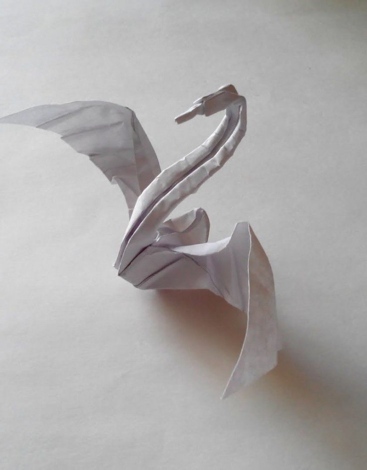 Делаем лебедя из бумаги в технике оригами: мастер-класс с пошаговыми фото, как сделать модульную игрушку. Схема сборки модульного лебедя