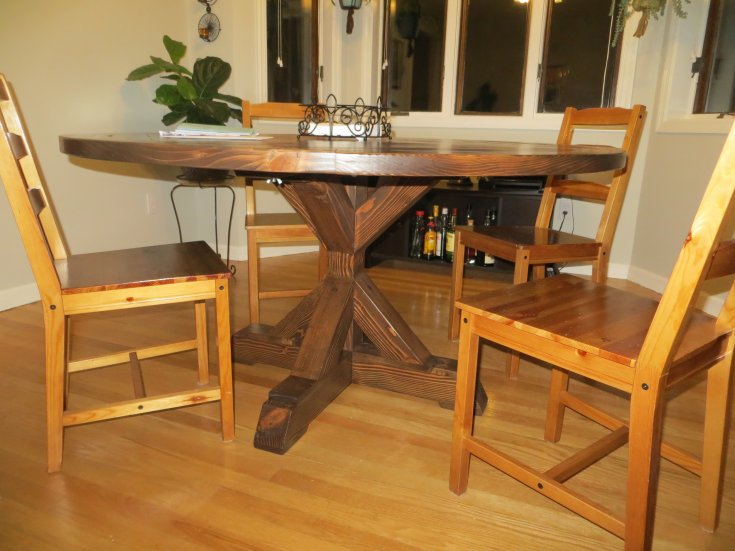 Как сделать круглый стол своими руками - варианты столов которые легко можно сделать самому, инструкции для изготовления на фото!