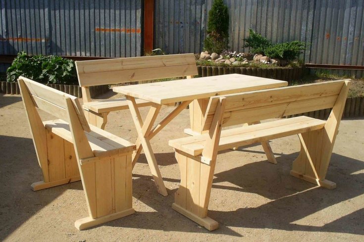 Как сделать садовую мебель своими руками: лучшие идеи изготовления необычных и простых проектов уличной мебели (95 фото)