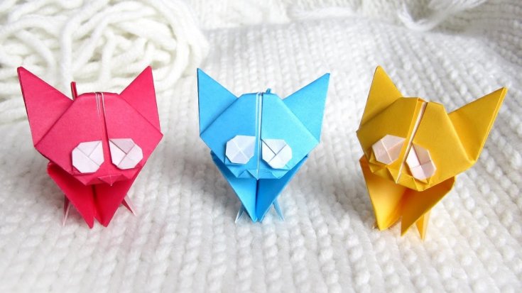 Какие можно сделать оригами кошки