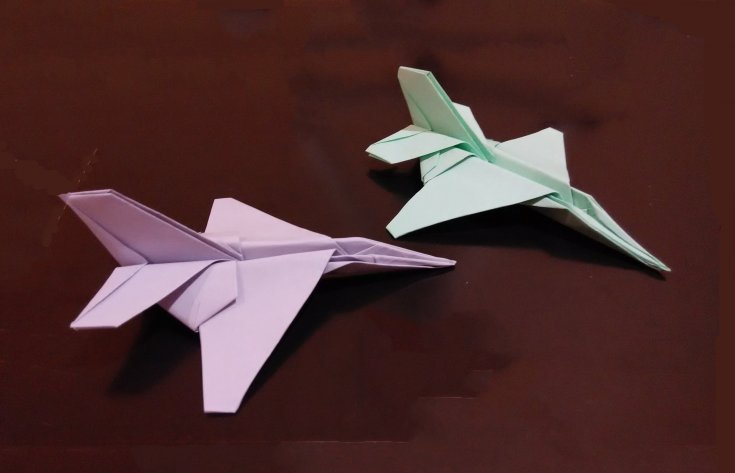 Аэроплан оригами